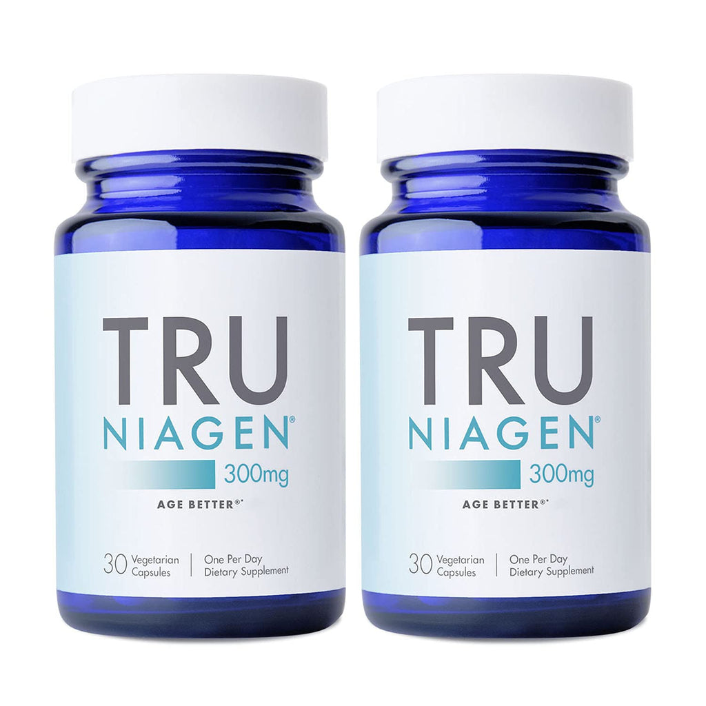 TRU NIAGEN Patented NAD Supplement for Anti Aging and Cell Regeneration, 300mg Niagen, 30 Servings