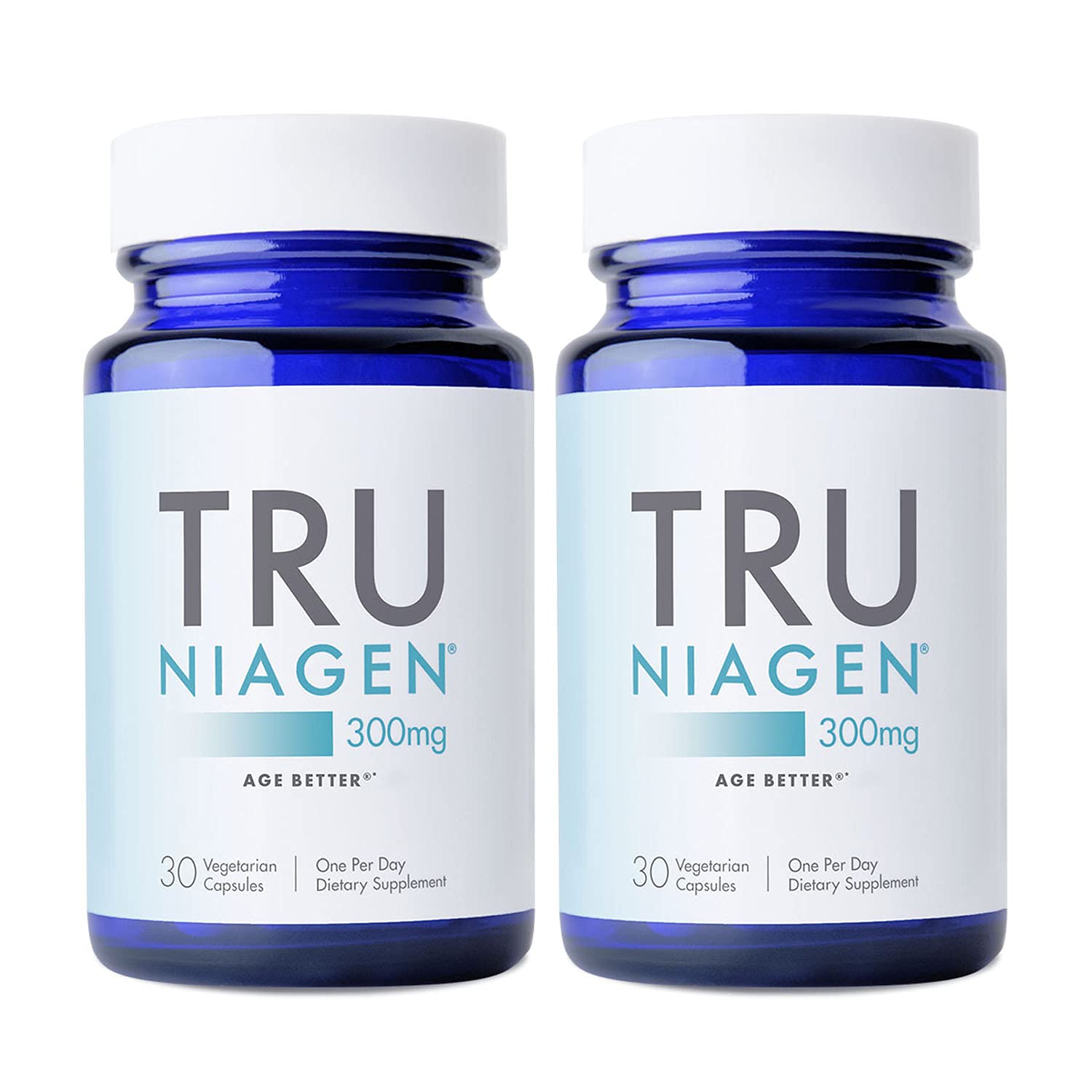 TRU NIAGEN Patented NAD Supplement for Anti Aging and Cell Regeneration, 300mg Niagen, 30 Servings