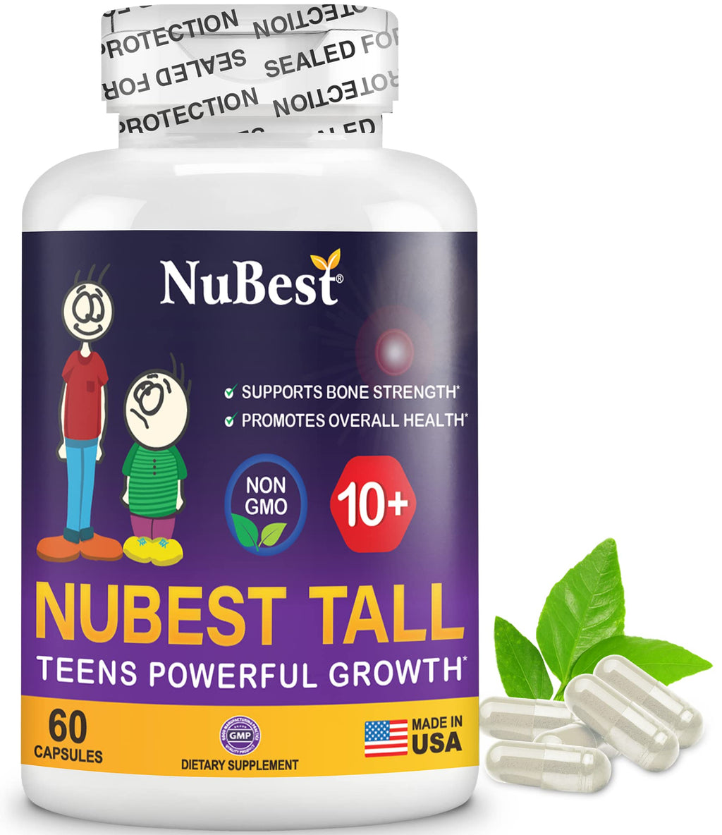 NuBest Tall 10+ - Advanced Bone Strength Formula - Supports Immunity, Healthy Development & Optimal Wellness - for Children (10+) & Teens Who Drink Milk Daily