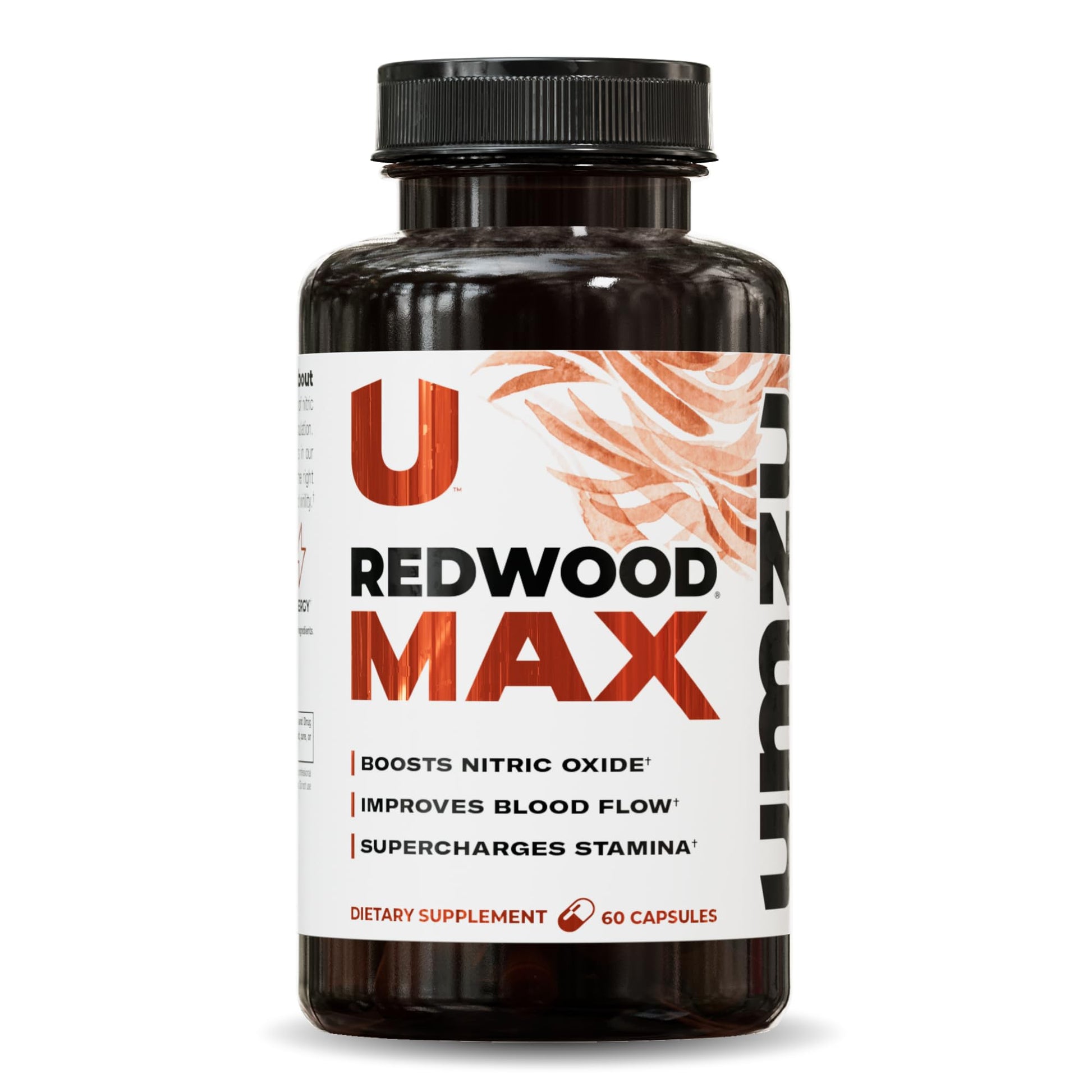 UMZU Redwood Max Nitric Oxide Booster, 1-Month Supply – Advanced Nitric Oxide Supplement with Fitnox Blend, Pine Bark, Resveratrol & Tart Cherry – Promotes Healthy Circulation, Energy and Recovery