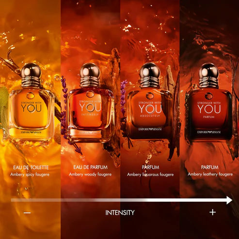 Armani beauty - Stronger With You Absolutely - Parfum - Cologne for Men - Spicy Ambery Gourmand Men’s Fragrance – Rum Accord, Cedarwood, Lavendar & Vanilla Notes