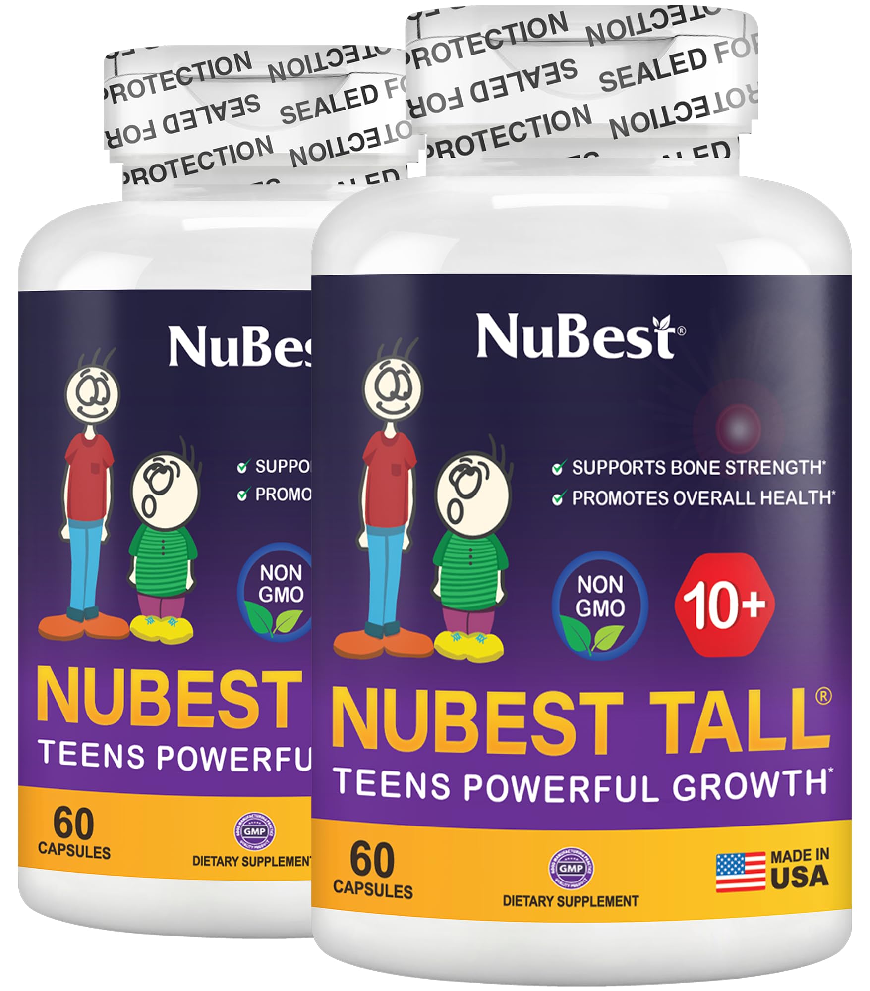 NuBest Tall 10+ - Advanced Bone Strength Formula - Supports Immunity, Healthy Development & Optimal Wellness - for Children (10+) & Teens Who Drink Milk Daily