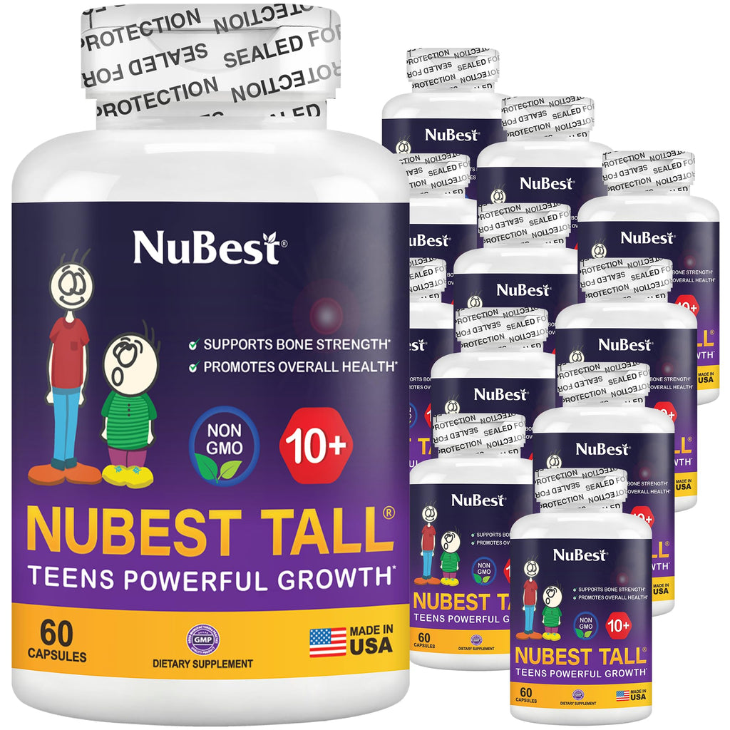 NuBest Tall 10+ - Advanced Bone Strength Formula - Supports Immunity, Healthy Development & Optimal Wellness - for Children (10+) & Teens Who Drink Milk Daily