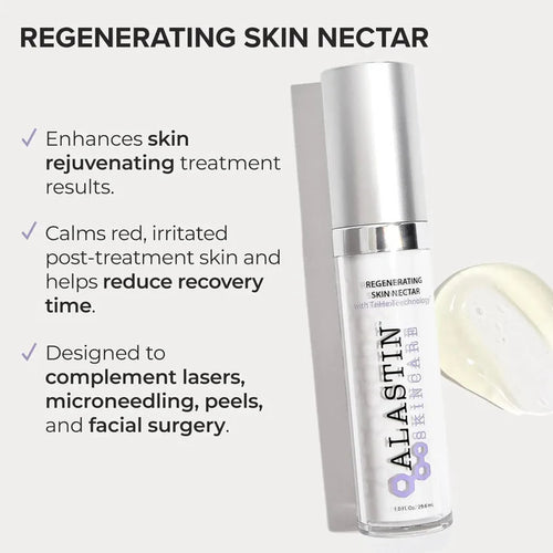 ALASTIN Skincare Regenerating Skin Nectar Face Moisturizer (1 oz) | Hydrating Serum Strengthens & Soothes Post-Procedure Skin | Safe for Sensitive Skin