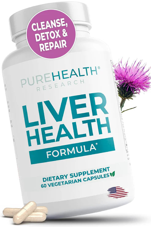 Liver Health Pack of 2 – Liver Cleanse Detox & Repair with Artichoke Extract, Milk Thistle, Dandelion Root, Turmeric, Berberine to Healthy Liver Renew with 11 Natural Nutrients, 30 Days Supply