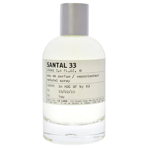 Le Labo Santal 33 Eau De Unisex Parfum Spray 100ml/3.4oz